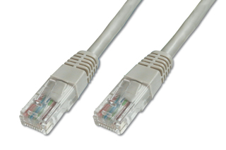 Patch kabelis Cat.5e UTP PVC Pelēks 10m (DIGITUS) DK-1512-100Patch kabelis Cat.5e UTP PVC Pelēks 10m (DIGITUS) DK-1512-100