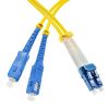 FO savienotājvads SC/UPC-LC/UPC SM 9/125 G652D (OS2) Duplex 2mm, LSZH, 1m (KAMAX) (KAMAX EUROPE) P-O