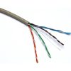 Datu kabelis 4x2x0.5mm AWG24 Cat5e U UTP pelēks PVC 305m