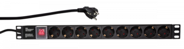 LOGILINK PDU9C02 LOGILINK- 19 power distribution unit with 9 sockets (DIN49440)