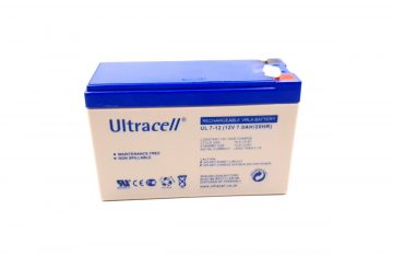 12V akumulātors 7Ah. F1. 151x65x95mm. 2.05kg (ULTRACELL) Preces artikuls: UL7-12 (F1) Ražotājs: Ultr12V akumulātors 7Ah. F1. 151x65x95mm. 2.05kg (ULTRACELL) Preces artikuls: UL7-12 (F1) Ražotājs: Ultr