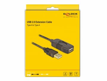 DELOCK Cable USB2.0 Extension active 15m (82689)