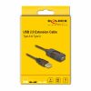 DELOCK Cable USB 2.0 Extension, active 10m