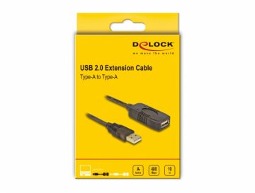 DELOCK Cable USB 2.0 Extension, active 10m