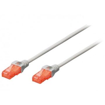 Patch kabelis Cat.5e UTP PVC Pelēks 0.5m (DIGITUS) DK-1512-005Patch kabelis Cat.5e UTP PVC Pelēks 0.5m (DIGITUS) DK-1512-005