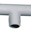 Izjaucams T-veida savienojums caurulēm d=20mm PVC IP40 -5C/+60C pelēks (ELETTROCANALI) ECTI2020