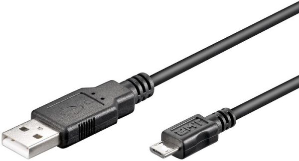 MicroConnect Micro USB Cable, Black, 5m (USBABMICRO5)MicroConnect Micro USB Cable, Black, 5m (USBABMICRO5)