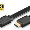 MicroConnect HDMI v1.4 19 - 19 3m M-M, FLAT (HDM19193V1.4FLAT)