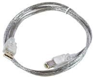 MicroConnect USB cable 2.0 A-B 5m M-M,Transparent (USBAB5T)MicroConnect USB cable 2.0 A-B 5m M-M,Transparent (USBAB5T)