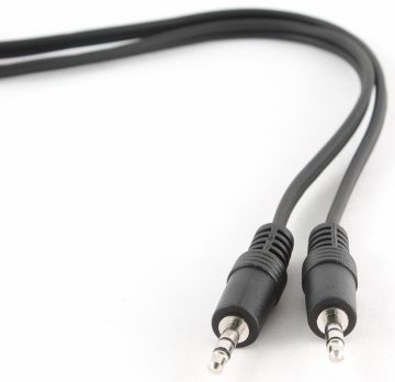 AUDIO cable 3,5mm 5m Gembird (AUX kabelis) M/MAUDIO cable 3,5mm 5m Gembird (AUX kabelis) M/M