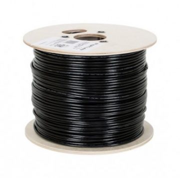 UTP cat 5e 0.5 vara, ārdarbu melns