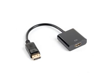 Lanberg adapter Displayport(M)->HDMI(F) 10cm AD-0009Lanberg adapter Displayport(M)->HDMI(F) 10cm AD-0009