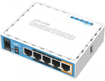 MikroTik RB952Ui-5ac2nD hAP ac lite 802.11ac, 2.4/5.0, 10/100 Mbit/s, Ethernet LAN (RJ-45) ports 5,MikroTik RB952Ui-5ac2nD hAP ac lite 802.11ac, 2.4/5.0, 10/100 Mbit/s, Ethernet LAN (RJ-45) ports 5,