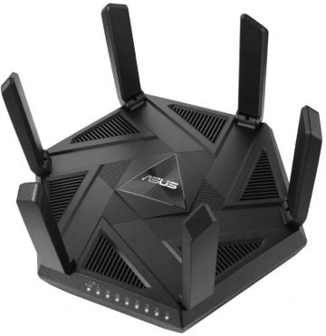 Wireless Router|ASUS|Wireless Router|7800 Mbps|Mesh|Wi-Fi 5|Wi-Fi 6|Wi-Fi 6e|IEEE 802.11a|IEEE 802.11b|IEEE 802.11n|USB 3.2|1 WAN|3×10/100/1000M|1×2.5GbE|Number of antennas 6|RT-AXE7800
