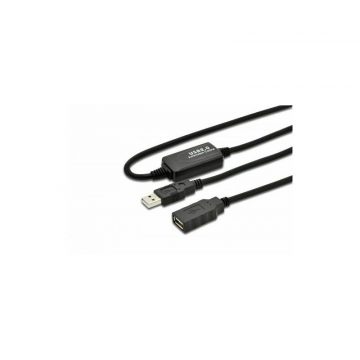 Активный удлинительный кабель Digitus USB 2.0 10 м DA-73100-1