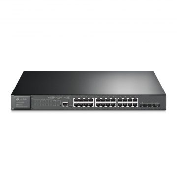 Switch|TP-LINK|TL-SG3428XMP|Type L2+|Rack|4xSFP+|1xConsole|1|PoE+ port 24|384 Watts|TL-SG3428XMP