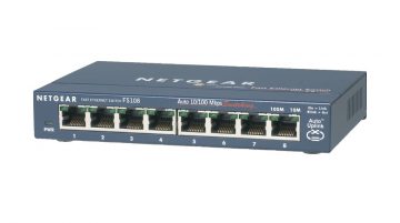 NETGEAR 8-Port Ethernet Switch FS108-300PESNETGEAR 8-Port Ethernet Switch FS108-300PES