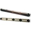 19" Patch Panelis 5e UTP 24 porti RJ45, LSA, 1U, Melns (DIGITUS) DN-91524U