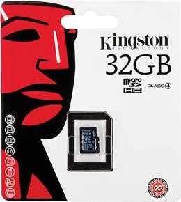 MICRO SDHC 32GB KINGSTON SDC4/32GB