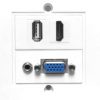 Vivolink Wall Box HDMi + USB + VGA (WI221293)