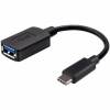 MicroConnect USB 3.0AAF1B 1m USB A USBA 3.2 Gen 1 (3.,1 gen1) Male/Female black