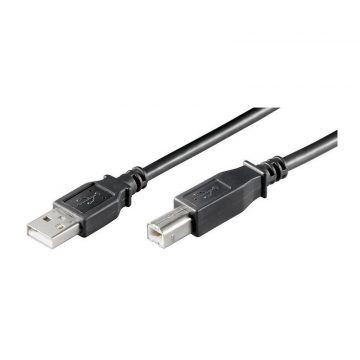 MicroConnect USB cable 2.0 A-B 3m M-M,Transparent USBAB3TMicroConnect USB cable 2.0 A-B 3m M-M,Transparent USBAB3T