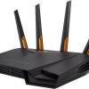 Wireless Router|ASUS|Wireless Router|4200 Mbps|Mesh|Wi-Fi 5|Wi-Fi 6|IEEE 802.11n|USB 3.2|1 WAN|4x10/100/1000M|Number of antennas 4|TUFGAMINGAX4200