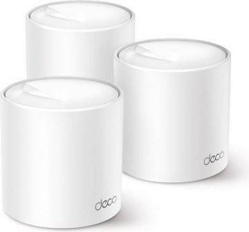 Wireless Router|TP-LINK|Wireless Router|3-pack|2900 Mbps|Mesh|Wi-Fi 6|3×10/100/1000M|Number of antennas 2|DECOX50(3-PACK)