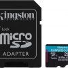 MEMORY MICRO SDXC 256GB UHS-I/W/ADAPTER SDCG3/256GB KINGSTON