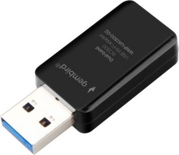 WRL ADAPTER 1300MBPS USB/DUALBAND WNP-UA1300-02 GEMBIRD