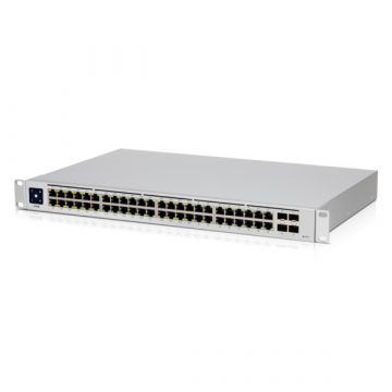 Switch|UBIQUITI|USW-48-POE|Type L2|Rack|48x10Base-T / 100Base-TX / 1000Base-T|4xSFP|PoE ports 32|195 Watts|USW-48-POE
