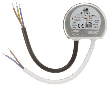 SLĒGIERĪCES ADAPTERIS 12V/1.25A-TP MW POWER