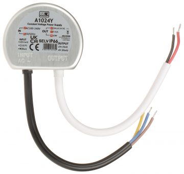 SLĒGIERĪCES ADAPTERIS 24V/0.41A-TP MW POWER