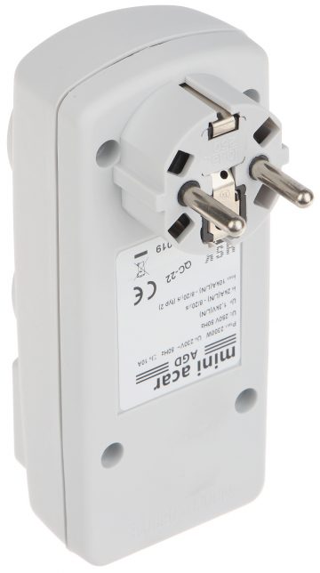 STRĀVAS SADALĪTĀJS AR SPRIEGUMAIZSARDZĪBU ACAR-MINI-AGD