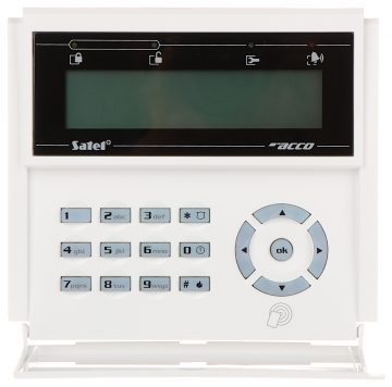 TUVUMA LASĪTĀJS AR KLAVIATŪRU ACCO-KLCDR-BW SATEL