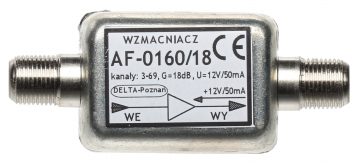 ANTENAS PASTIPRINĀTĀJS AF-0160/18 DELTA ANTENAS PASTIPRINĀTĀJS AF-0160/18 DELTA