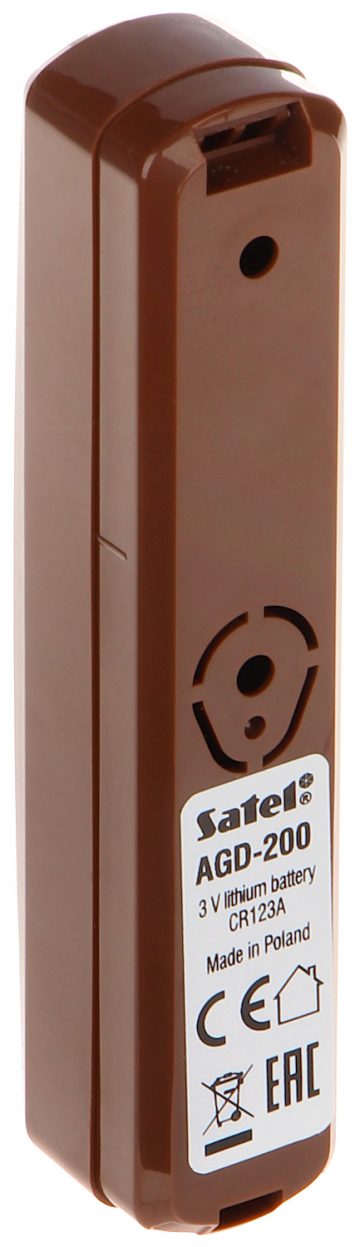 БЕСПРОВОДНОЙ ИЗВЕЩАТЕЛЬ РАЗБИТИЯ СТЕКЛА AGD-200-BR SATEL БЕСПРОВОДНОЙ ИЗВЕЩАТЕЛЬ РАЗБИТИЯ СТЕКЛА AGD-200-BR SATEL