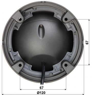 APTI H50V3-2812 2MP Dome AHD kamera ar motorizētu varifokālo objektīvu