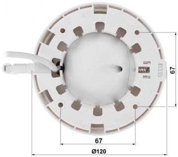 APTI RF41V3-36W 4MP Dome IP kamera ar motorizētu varifokālo objektīvu