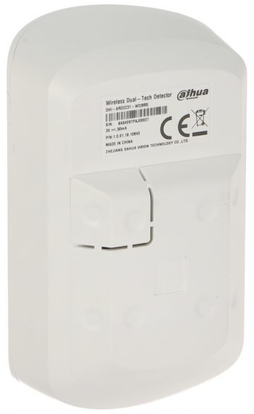 DUĀLAIS BEZVADU DETEKTORS MIKROVILNIS + PIR ARD2231-W2(868) DAHUA DUĀLAIS BEZVADU DETEKTORS MIKROVILNIS + PIR ARD2231-W2(868) DAHUA