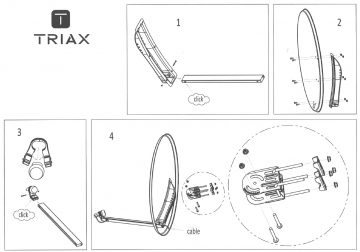 OFFSET ANTENA AS-120/TRIAX-G 120cm