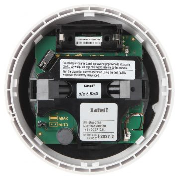 BEZVADU DŪMU DETEKTORS ASD-250 ABAX/ABAX2 SATEL BEZVADU DŪMU DETEKTORS ASD-250 ABAX/ABAX2 SATEL