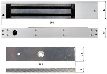 ELEKTROMAGNĒTISKAIS FIKSATORS ASF280A DAHUA