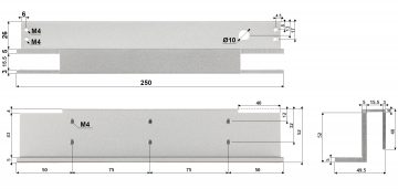 KRONŠTEINS STIKLA DURVĪM ASF280F DAHUA