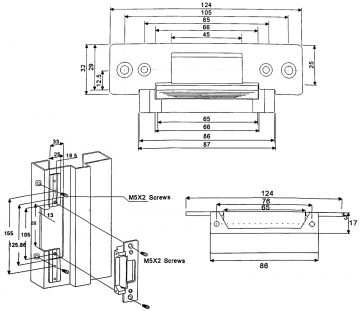 ELEKTROMAGNĒTISKĀS SAKABES ASF702 DAHUA