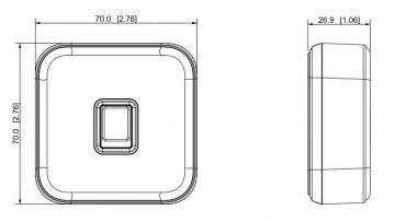 PIRKSTU NOSPIEDUMU LASĪTĀJS + RFID ASM101A DAHUA