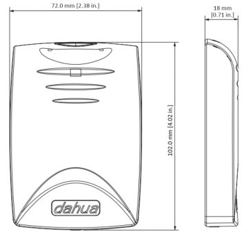 TUVUMA LASĪTĀJS ASR1100B-V1 DAHUA