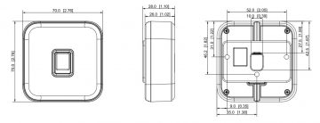 PIRKSTU NOSPIEDUMU LASĪTĀJS + RFID ASR2102A-D DAHUA