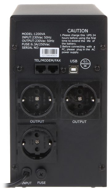 UPS AKUMULATORS AT-UPS1200-LED 1200 VA EAST