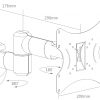 TELEVIZORA VAI MONITORA STIPRINĀJUMS AX-FLEXI-APOLLO